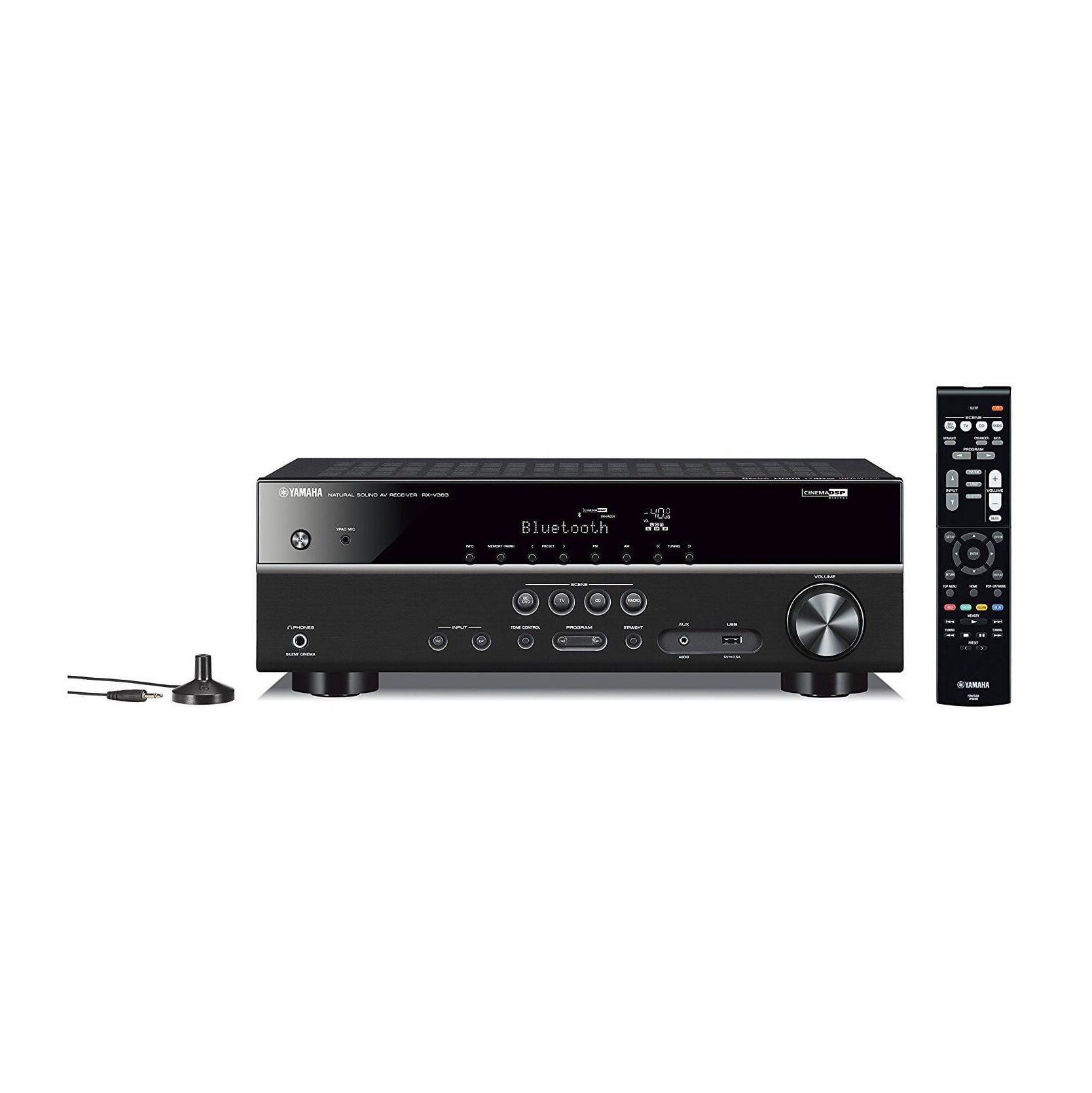 Amplificador Yamaha RXV383 5.1 Canales Bluetooth 4K Ultra HD